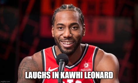 kawhi leonard laugh meme